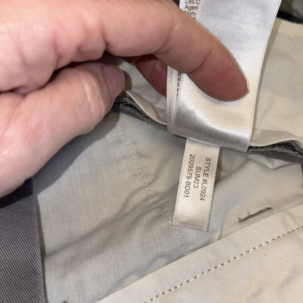 J. Crew shirts chino flat front 4 pockets button/zip close high rise Size 28